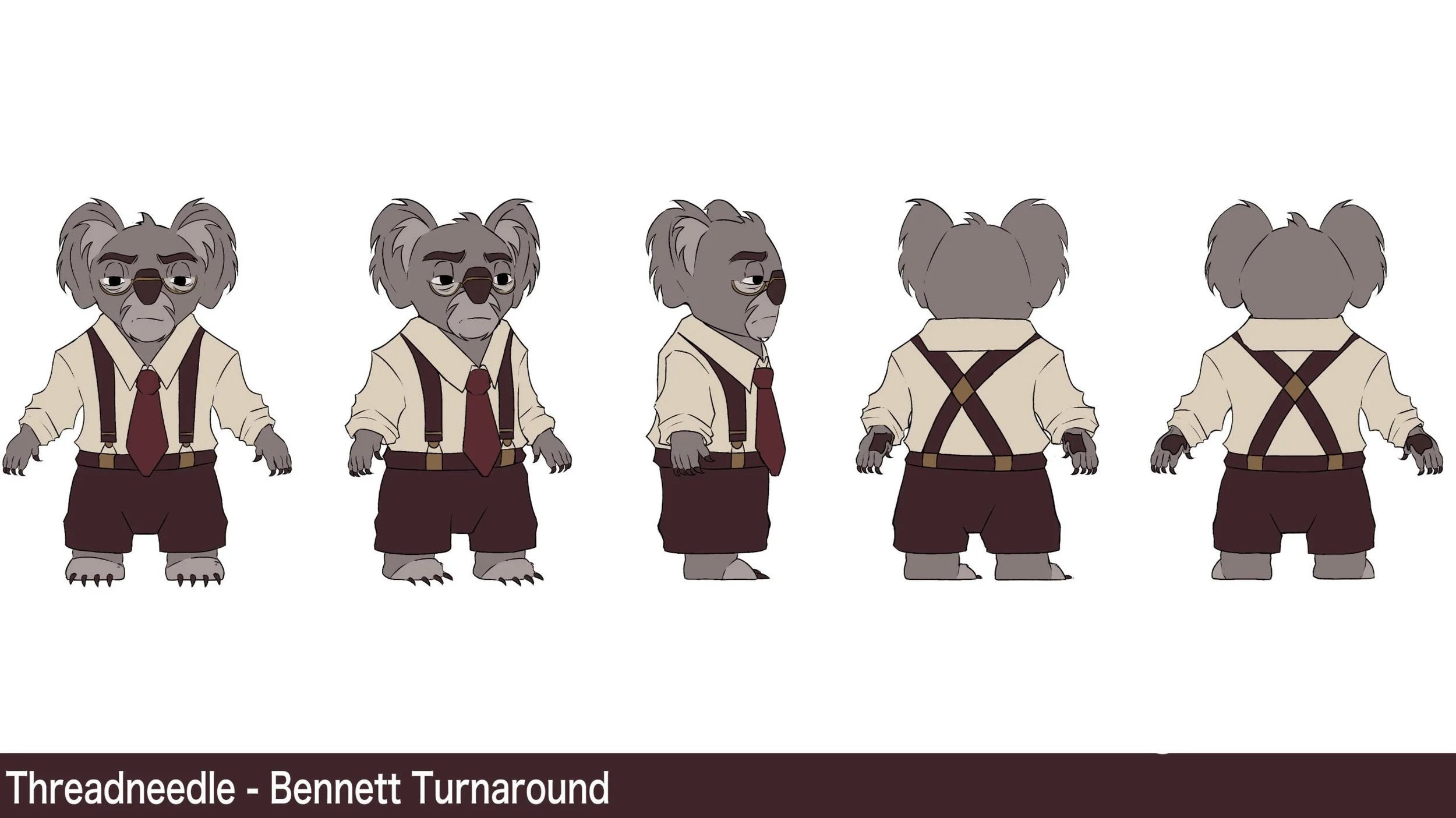Threadneedle - Australian Animal character design