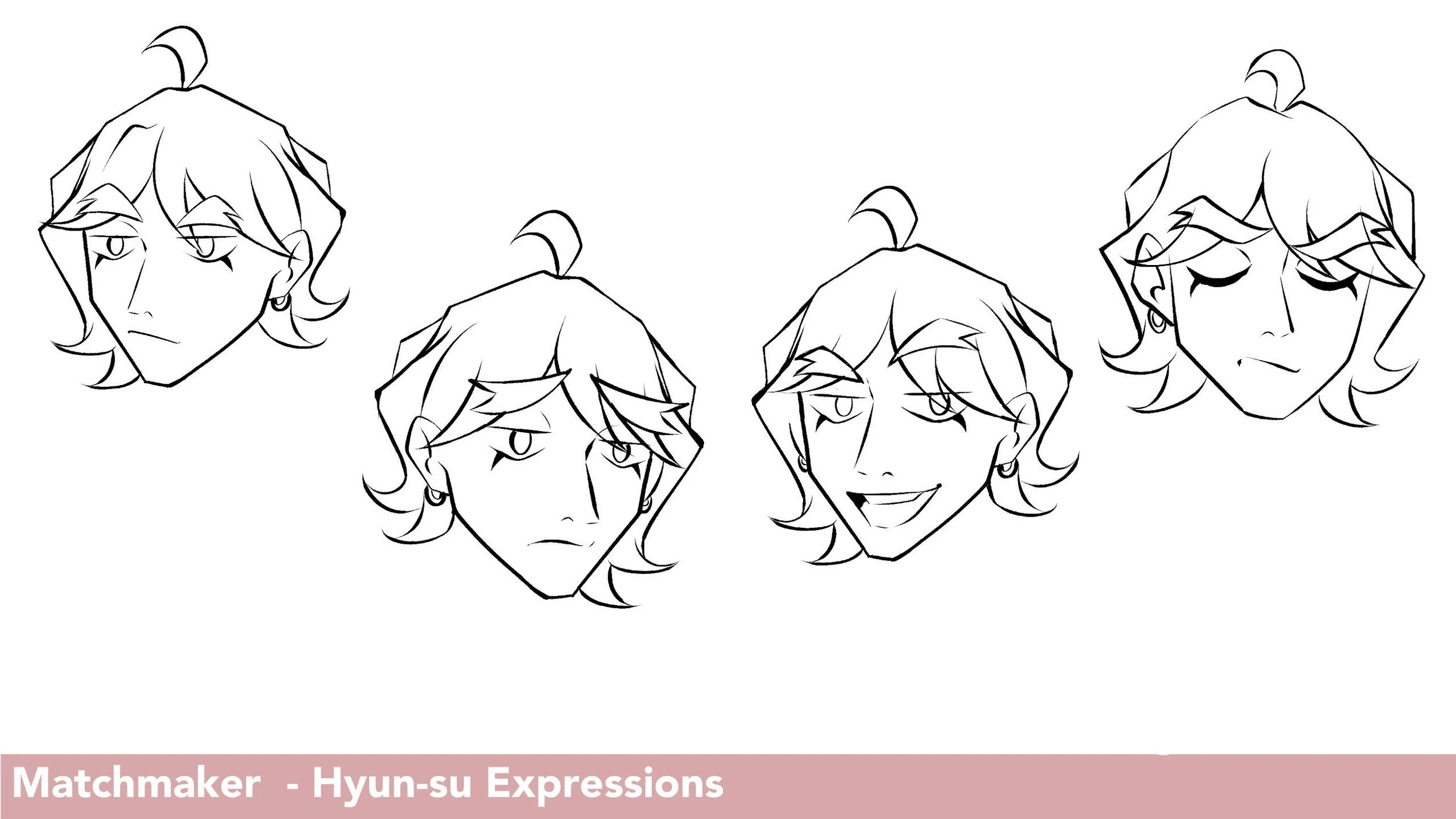 Matchmaker - Hyun-su Design for 2D Animated Series
