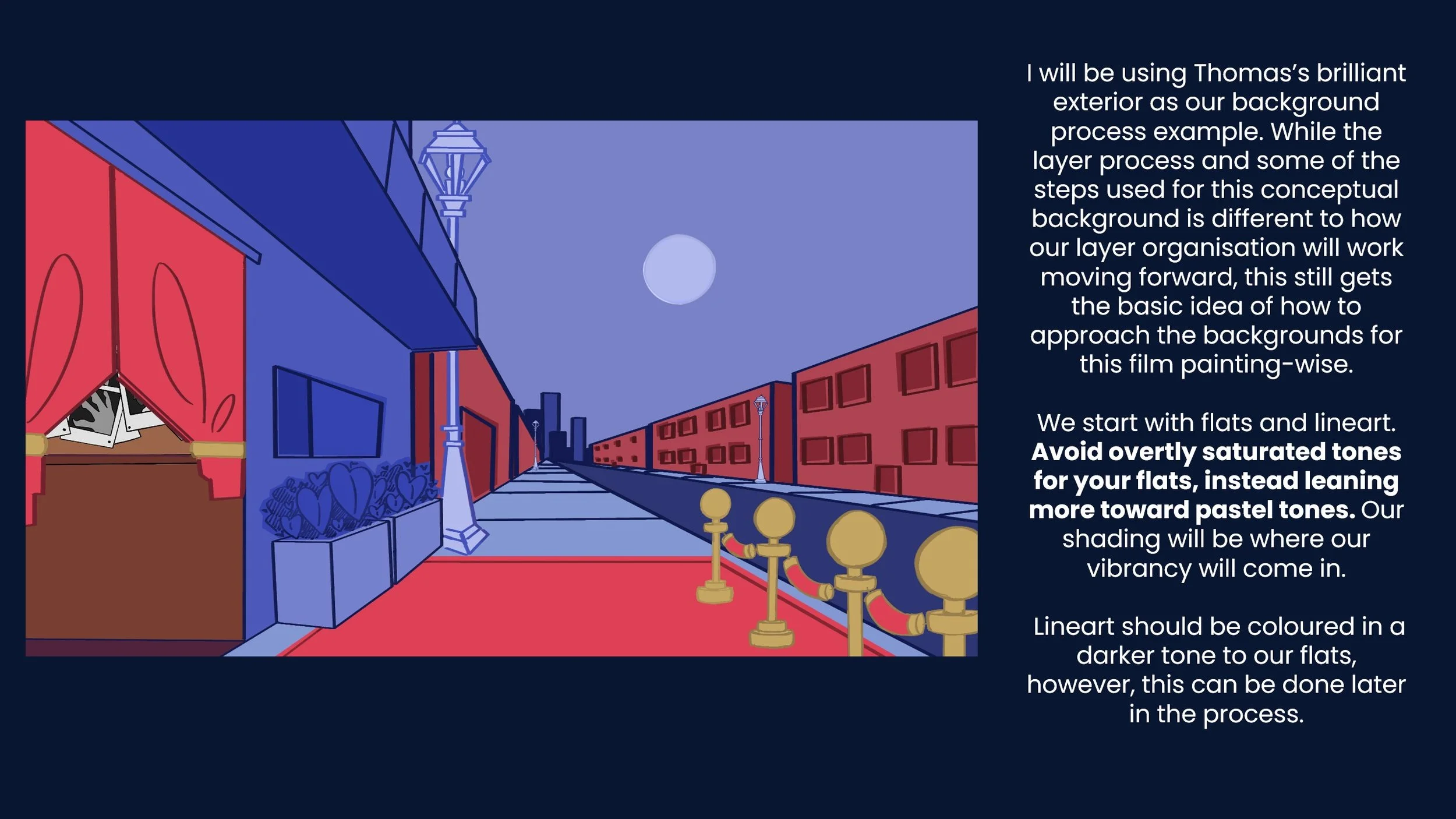 A Background / Layout guide I created for our background artists on the film.