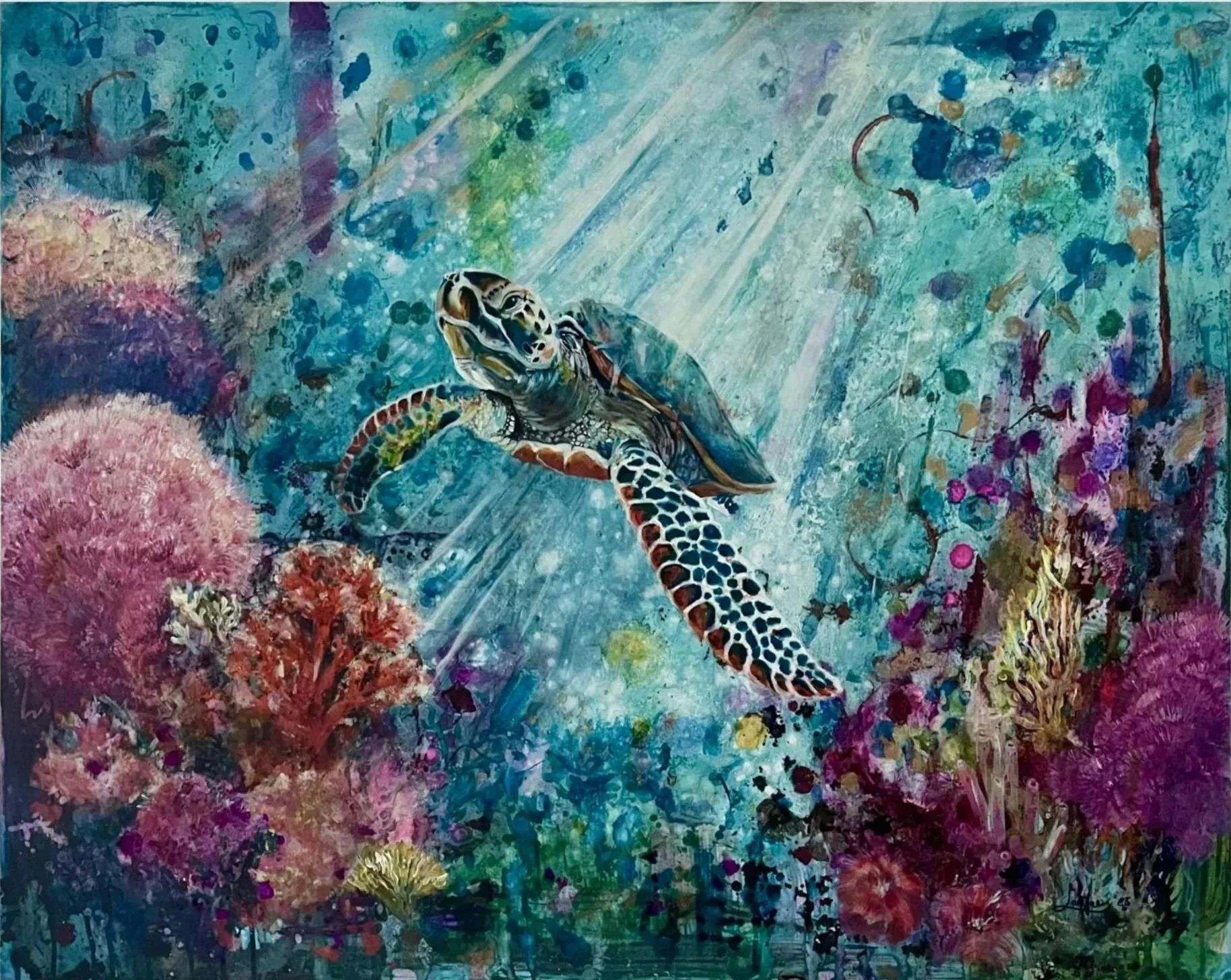 ”Under overfladen”
70x90 cm.
KR. 9.500
