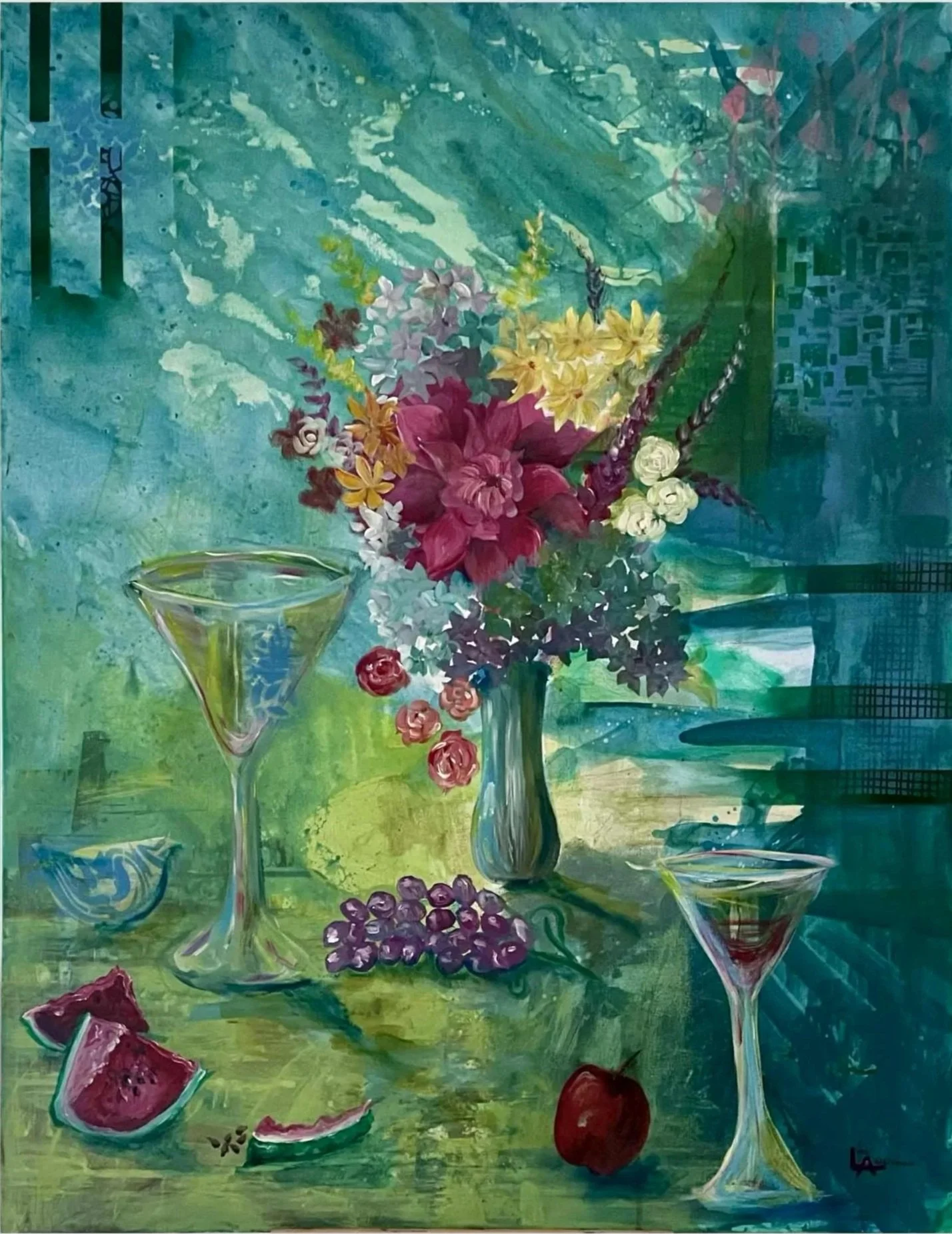 "Whispers of summer"
90x120 cm.
KR. 6.800