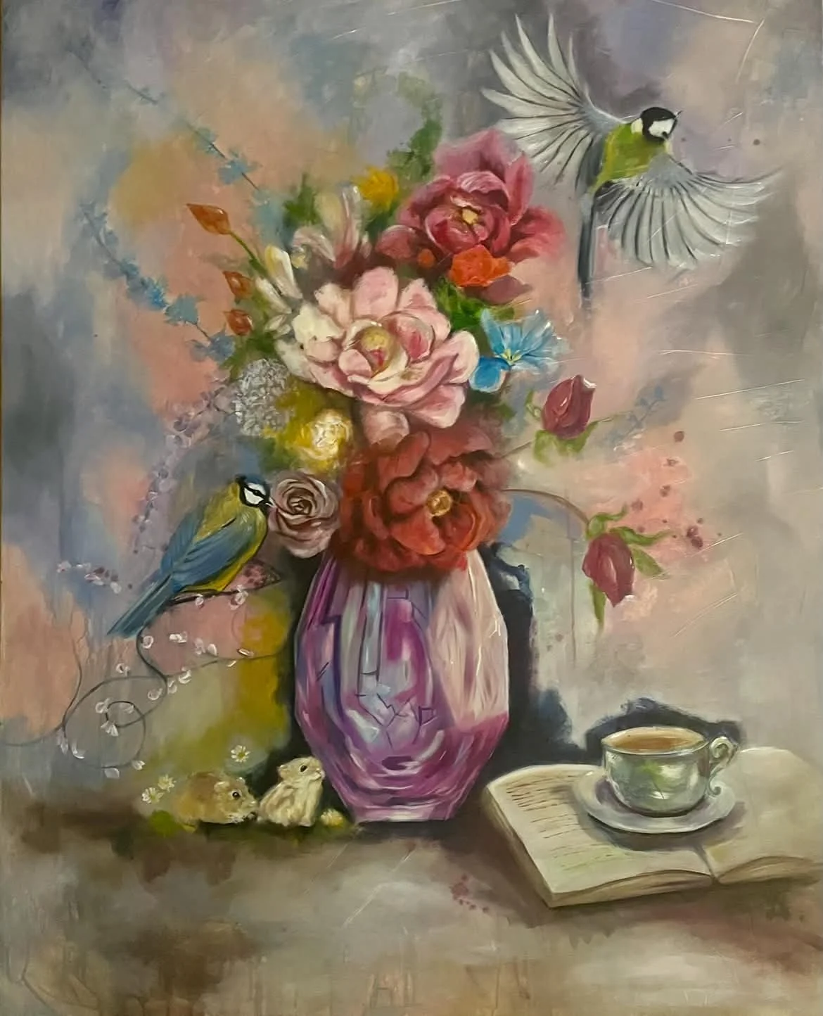" Birth of the morning"
100x80 cm.
kr. 16.500