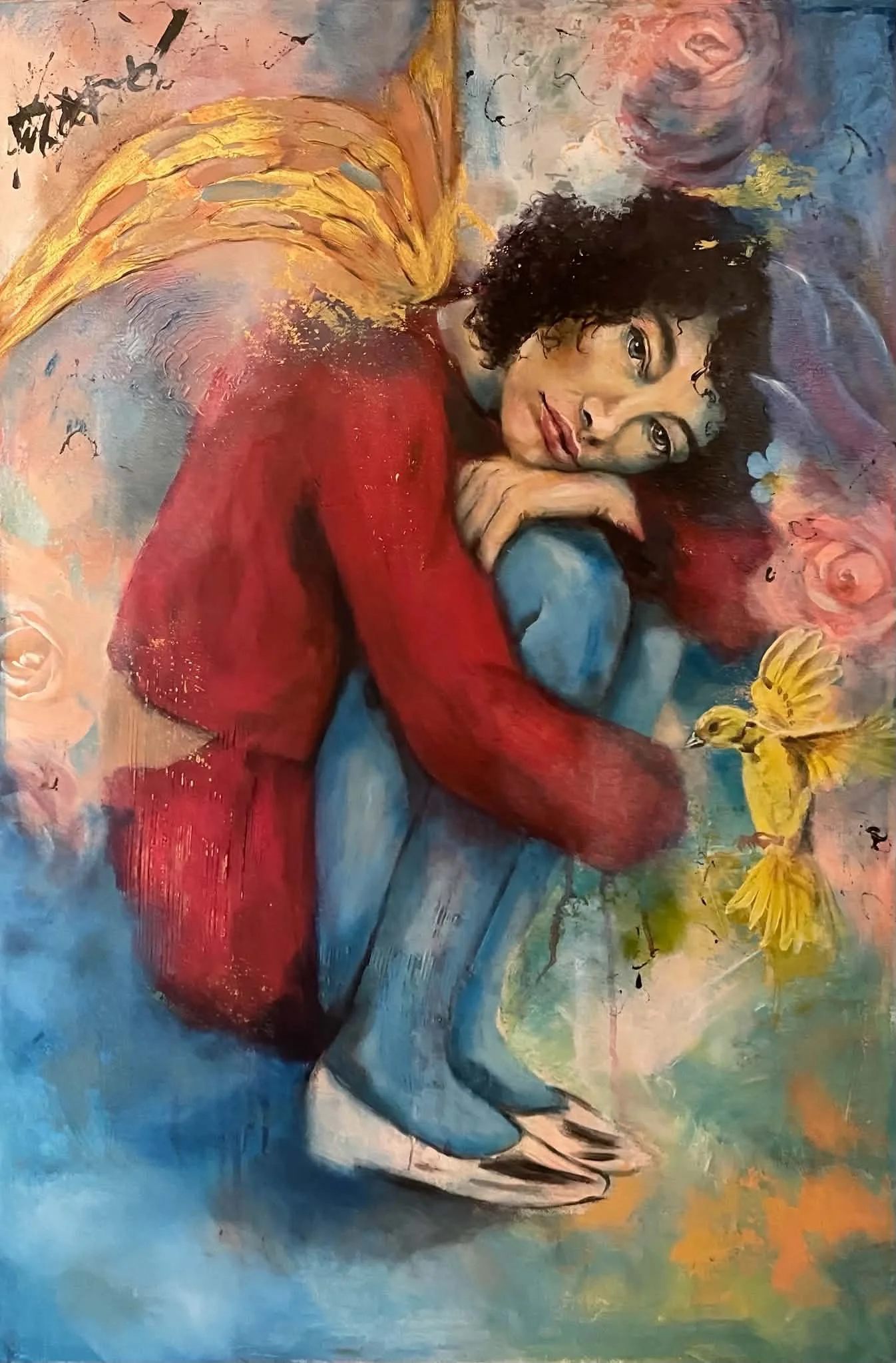 "For a moment"
40x60 cm.
kr. 6.500.
