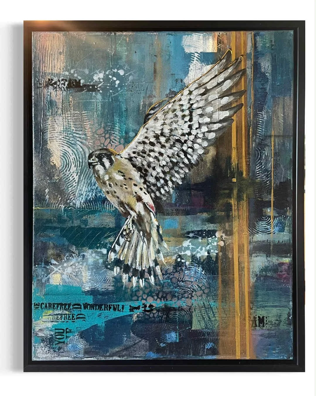 "Message of the wings"
50x60 cm.
Kr. 2.500