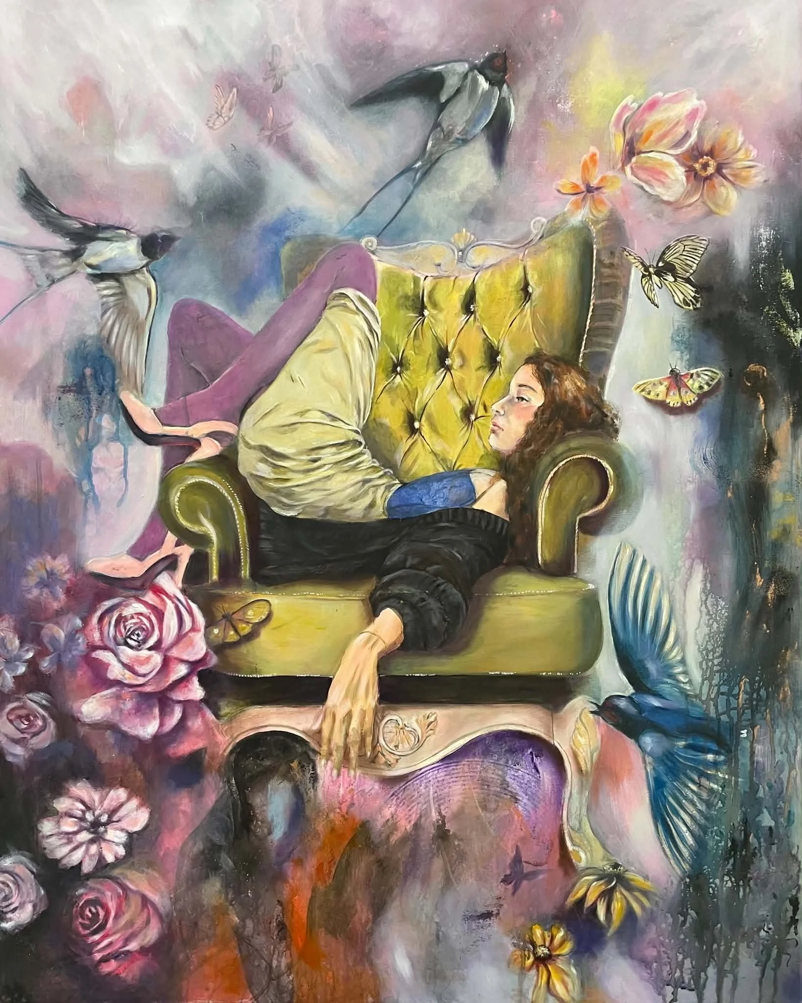 "The secret of dreams"
100x80 cm.
kr. 14.500