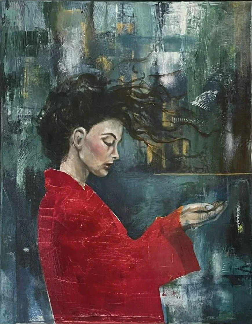 "Call from the sky"
40x50 cm
Kr. 3.500