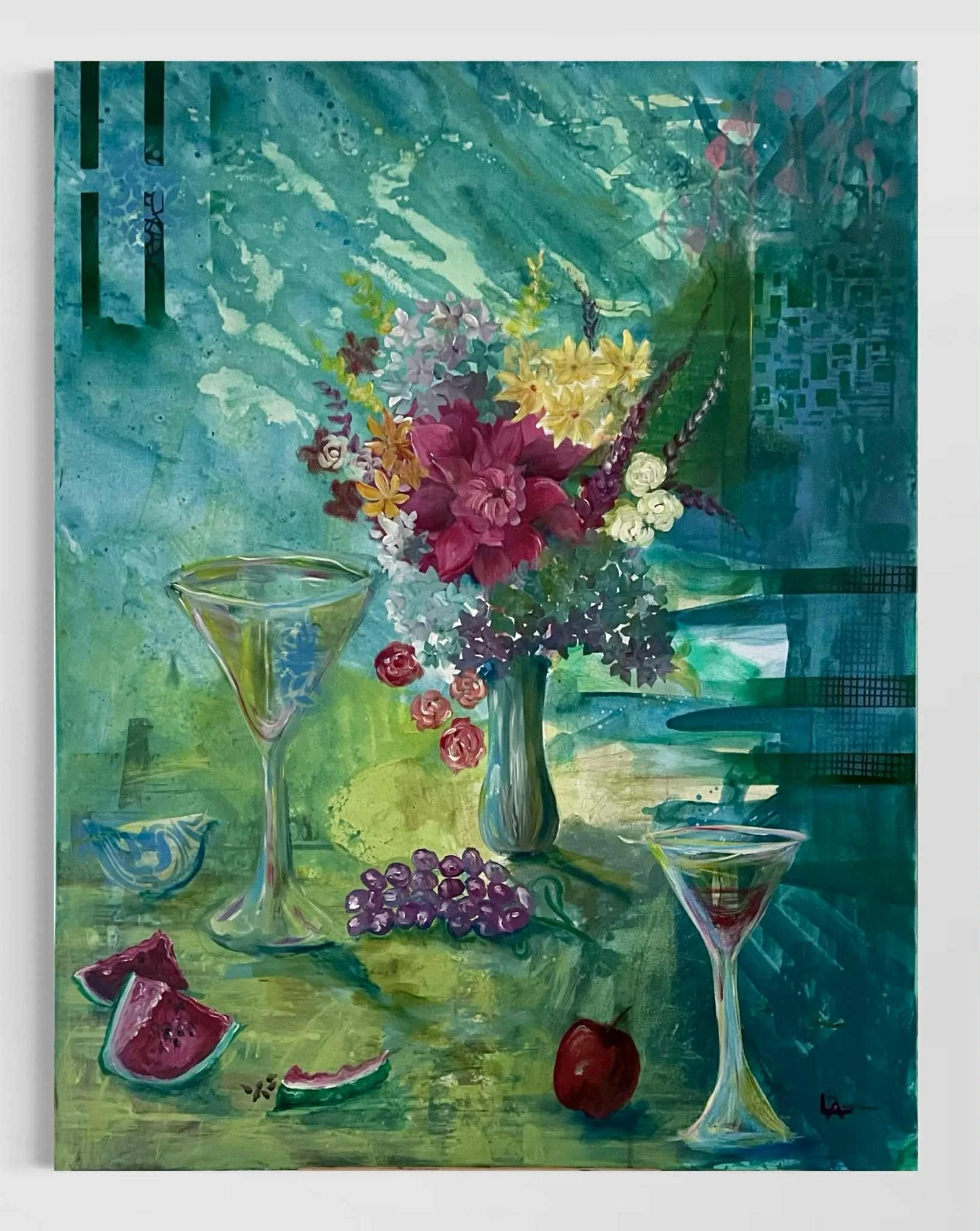 "Whispers of summer"
90x120 cm.
KR. 5.800