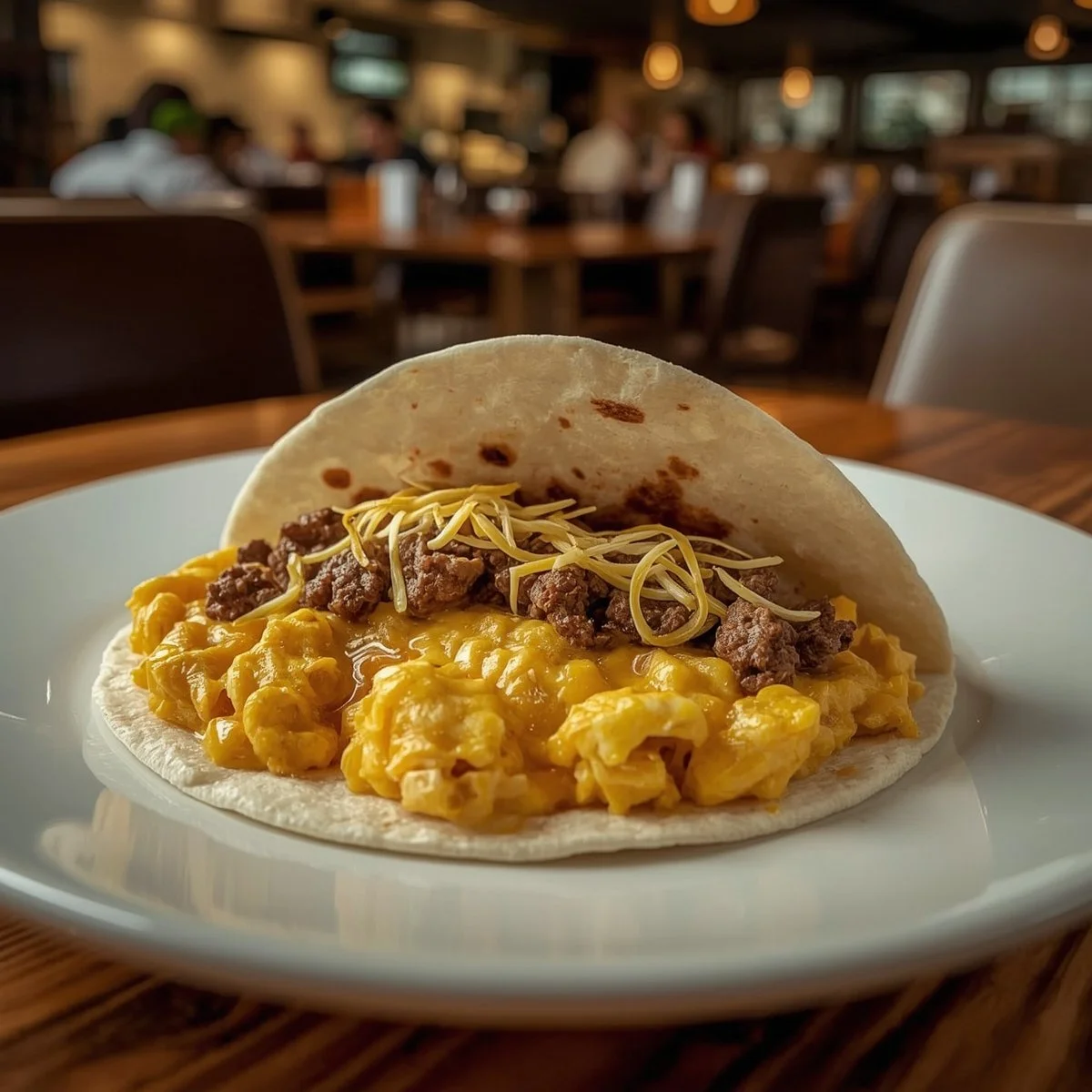 Cheesy Egg & Beef Rolls