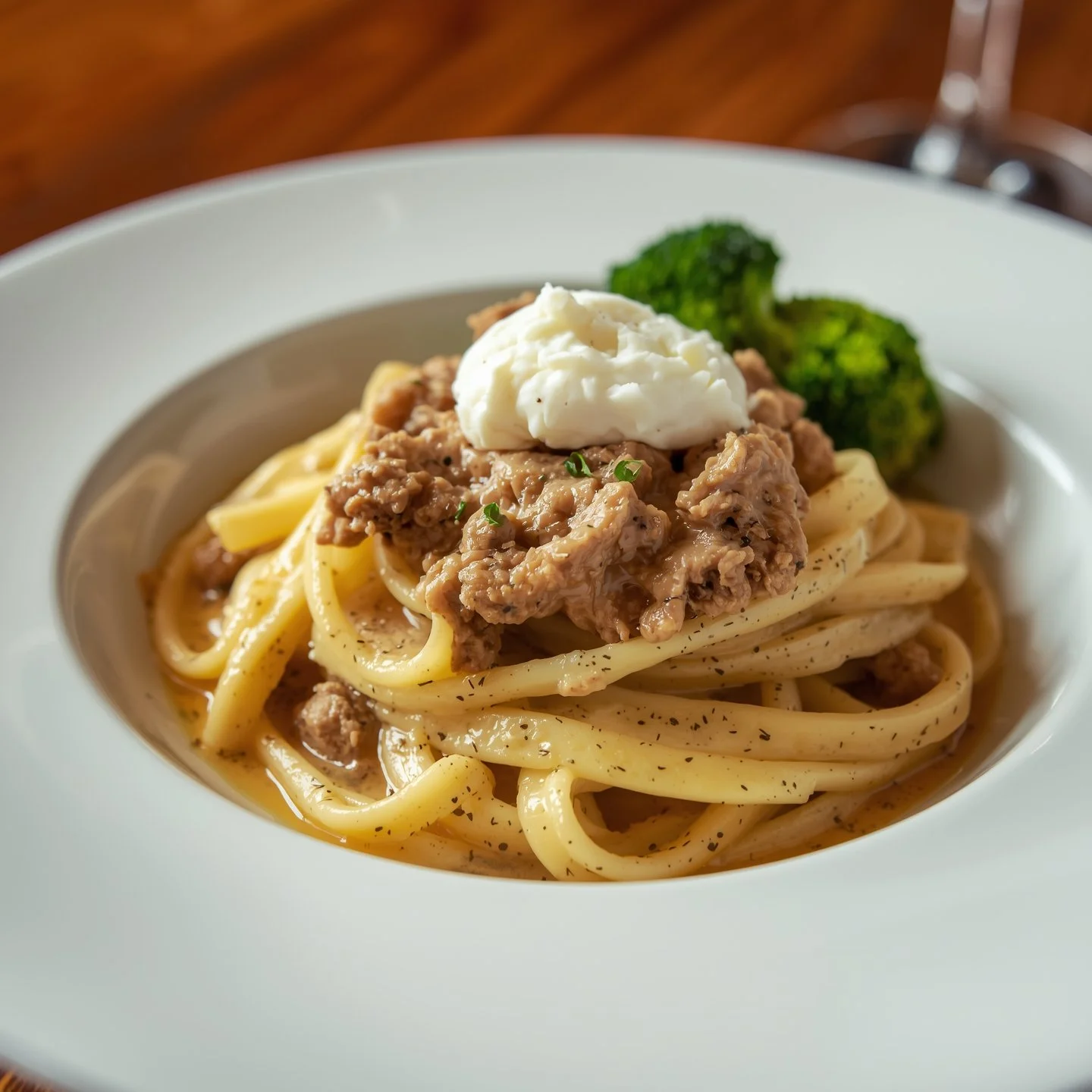 Lemon Ricotta Turkey Pasta