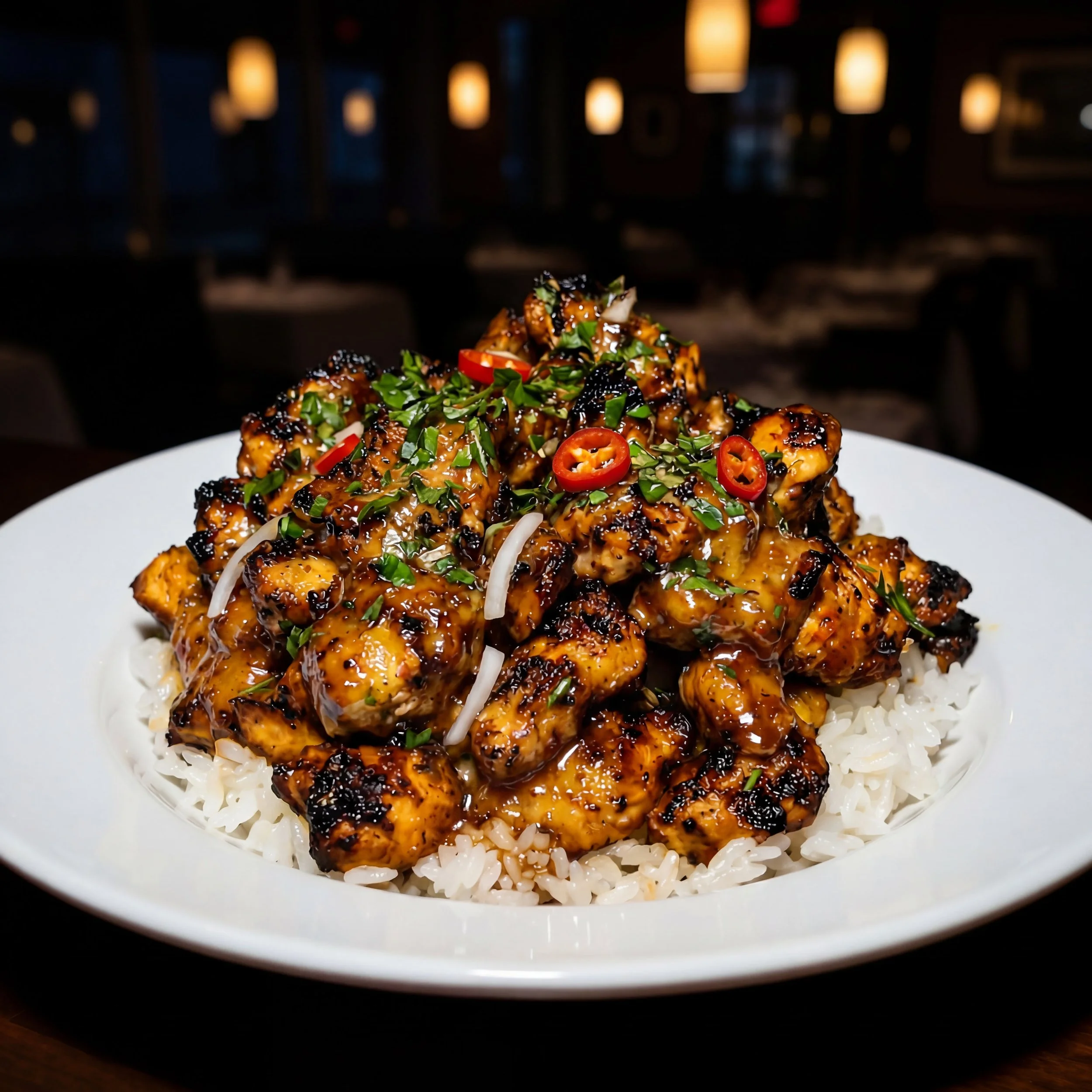 Honey Chili Coconut Chicken