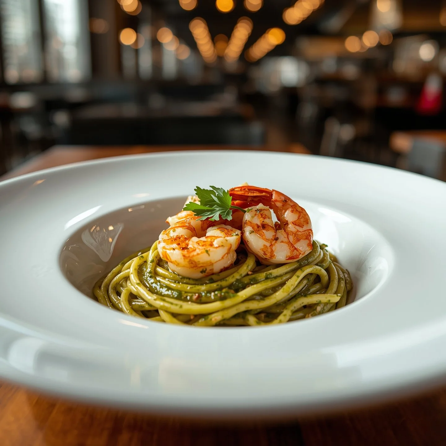 Pesto Shrimp Pasta