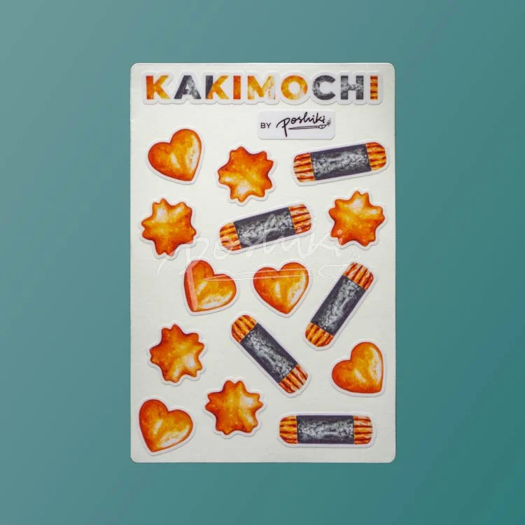 Kakimochi Sticker Sheet
