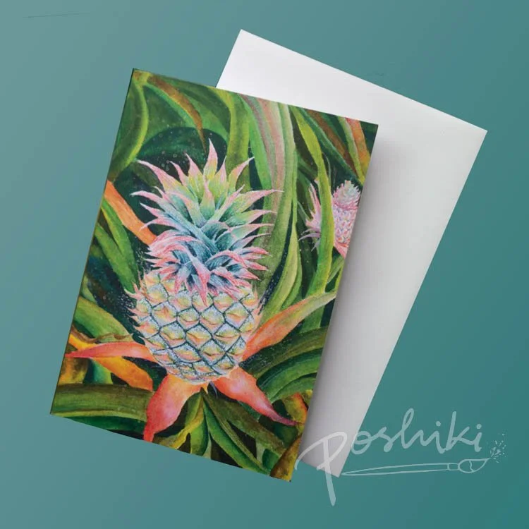 Pineapple Greeting Card
