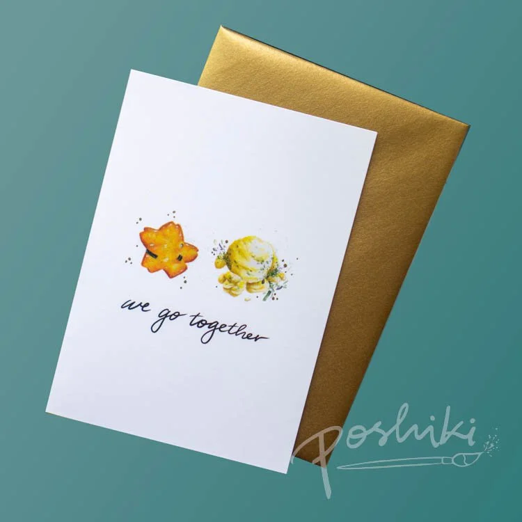 "We go together" Greeting Card