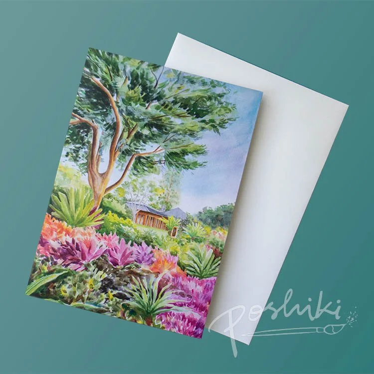 Garden Stroll Greeting Card
