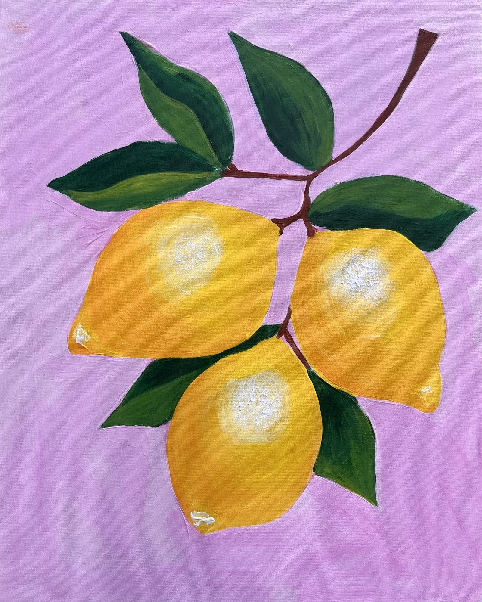 Paint & Sip, When life gives you lemons… paint them!