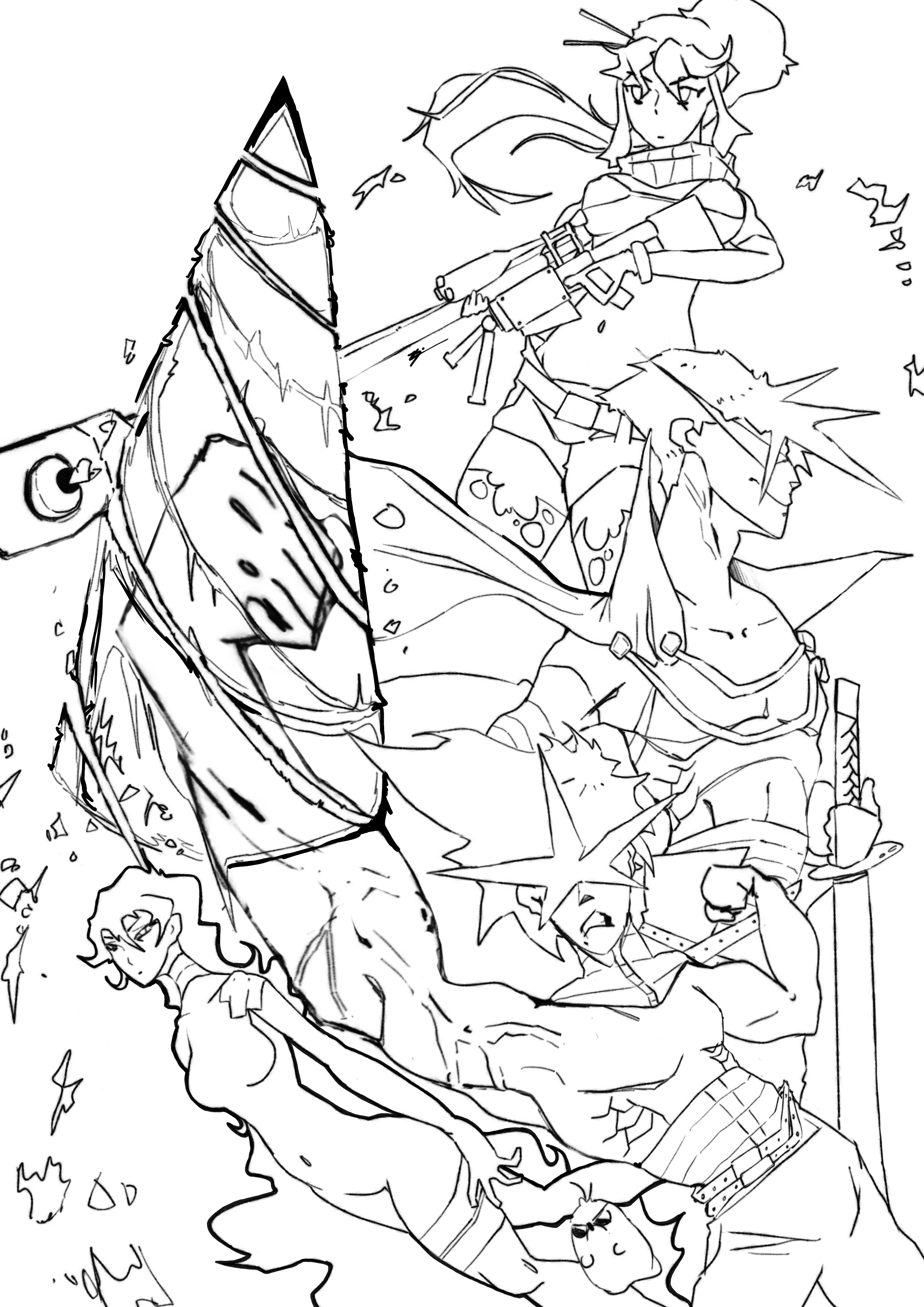Gurren Lagann (linearts).png