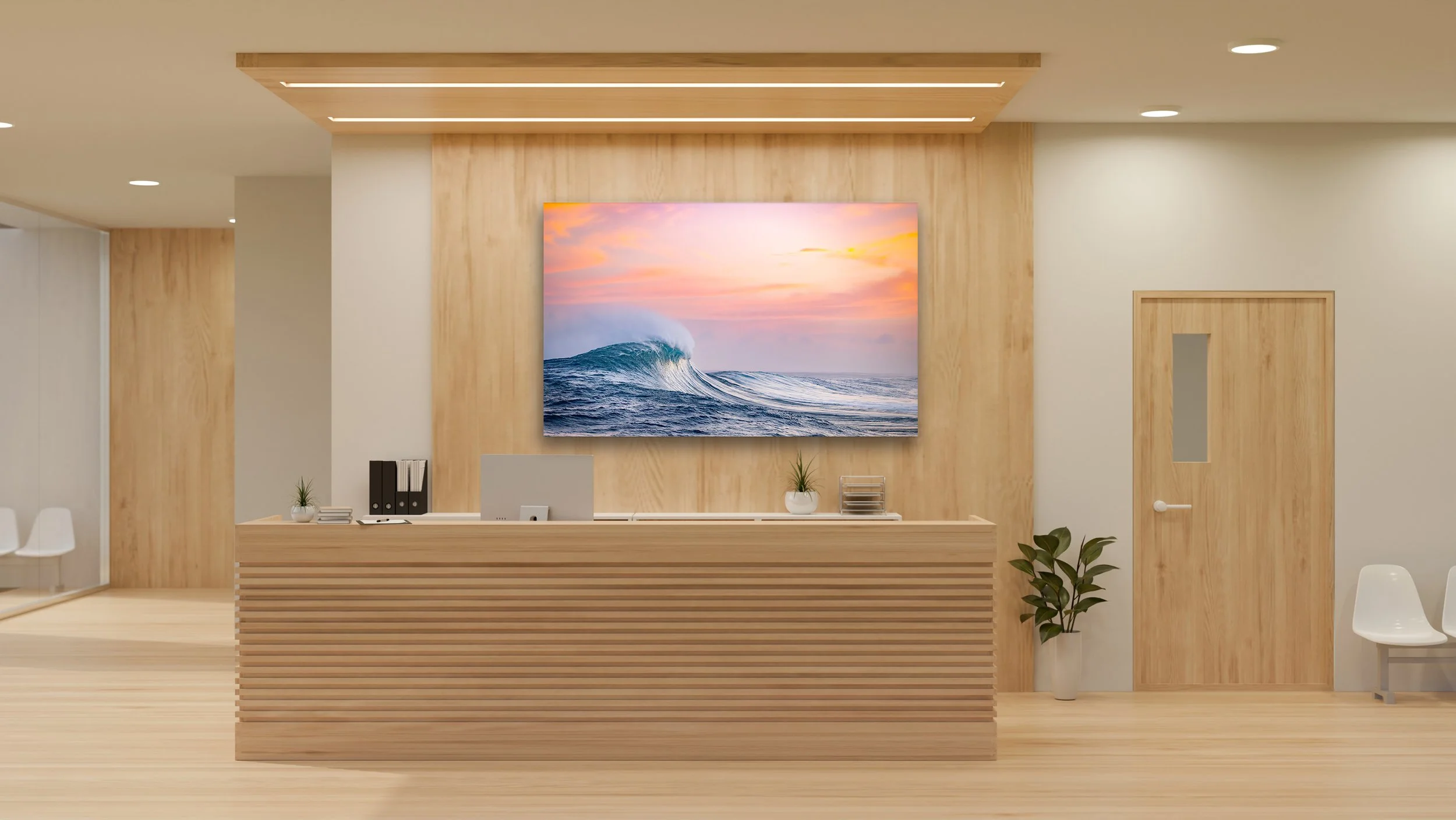Beautiful Wave Art Over Lobby Front Desk - Cody Roberts.jpg