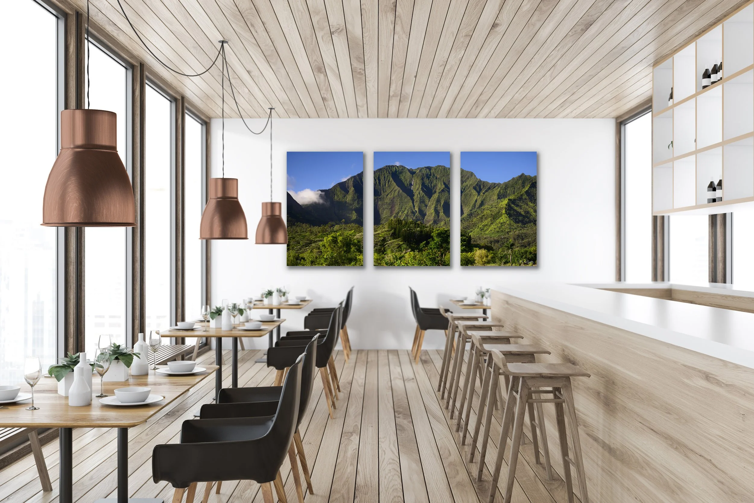Aloha Aina Triptych Art in Restaurant.jpg