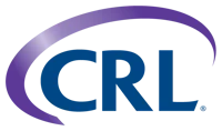 Stylized green and purple logo with the letters 'CRL'.