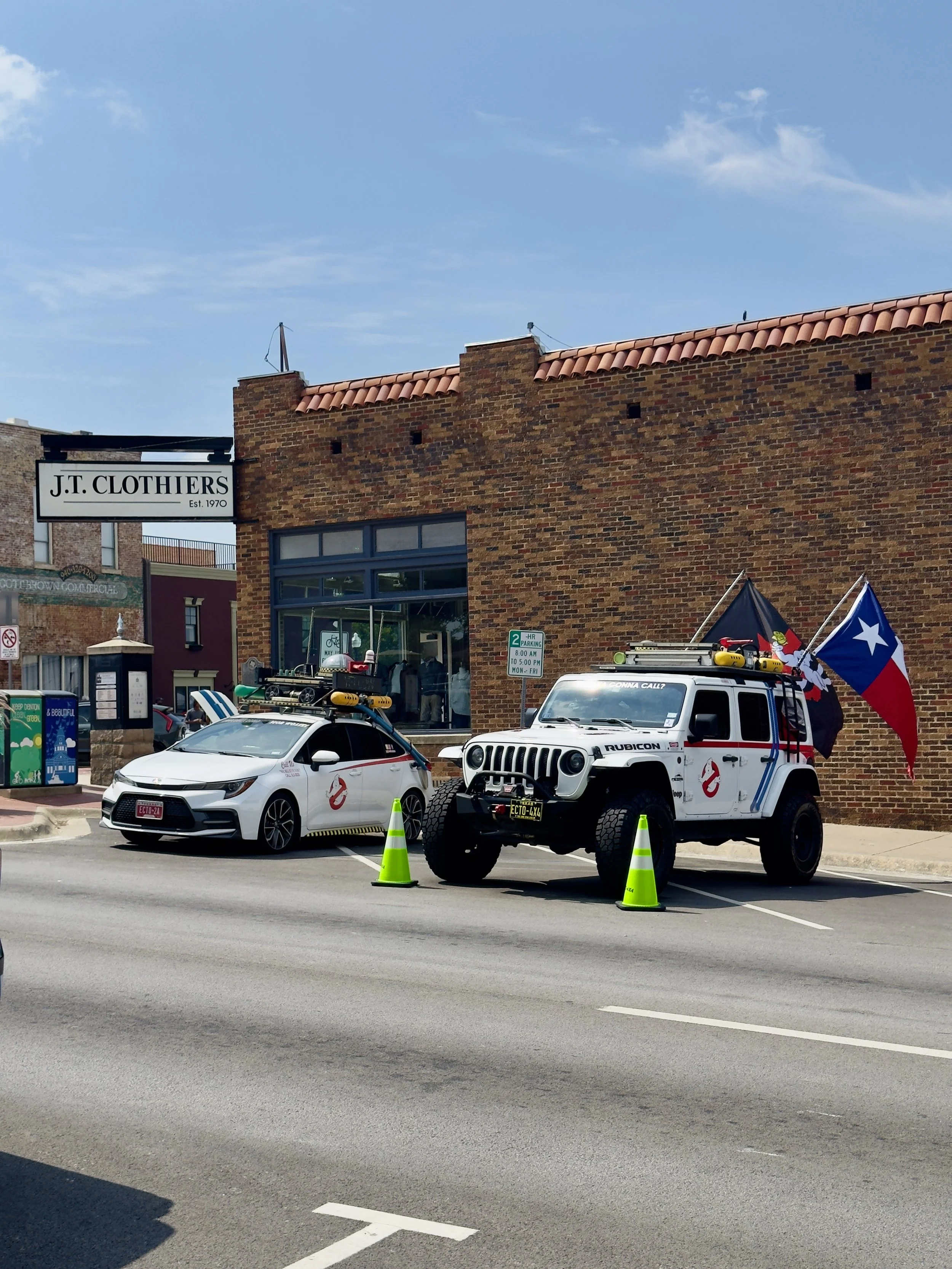 Taking time to unwind.