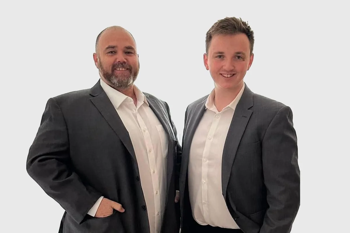 Alan Flynn and His Son Taigh with Viking Construction Newfoundland