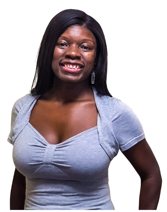 Portrait of Nakeitha Anyamele-Latney, aka Nikki NYX, host and founder of Nikki NYX International Karaoke & Dance, creating inclusive karaoke experiences that celebrate global music and community.