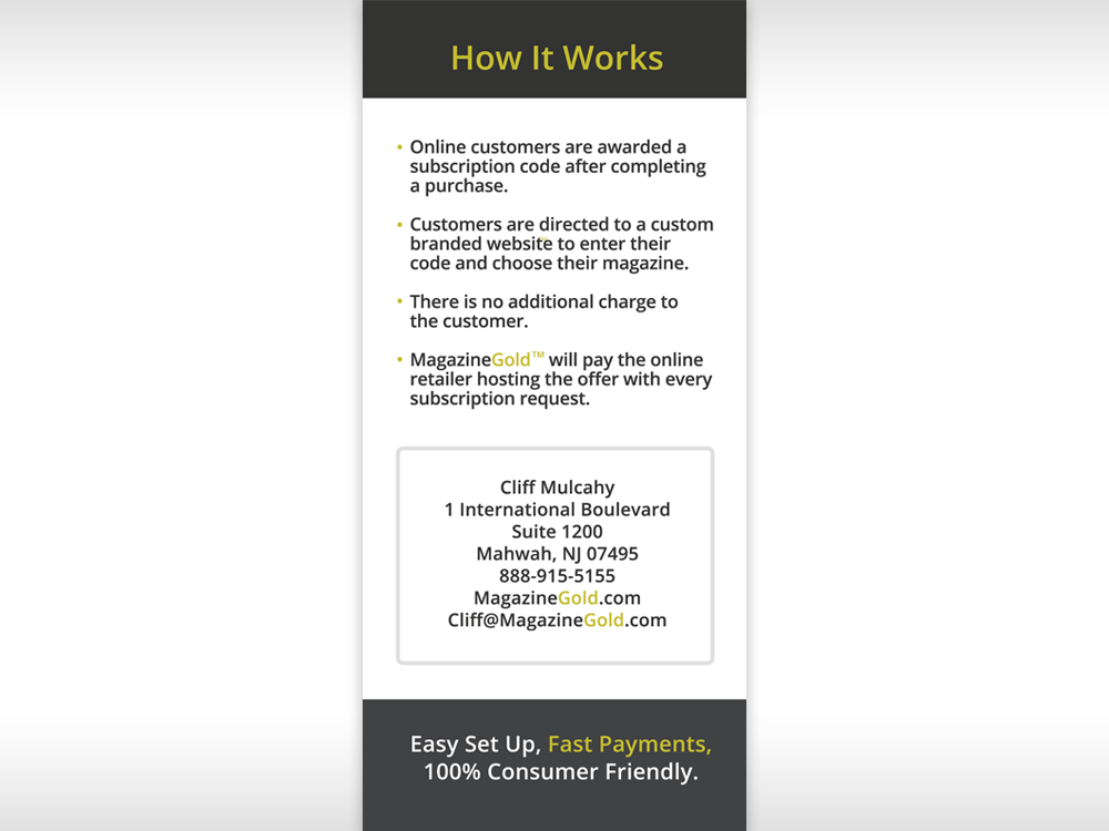 Rack Card Back