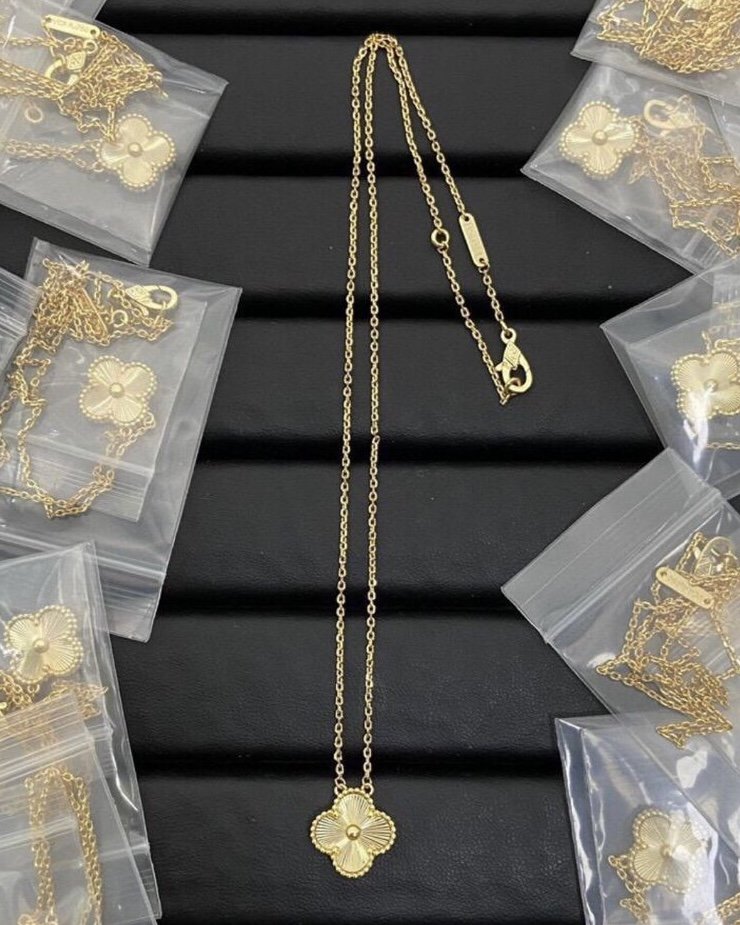 Gold Clover Necklace