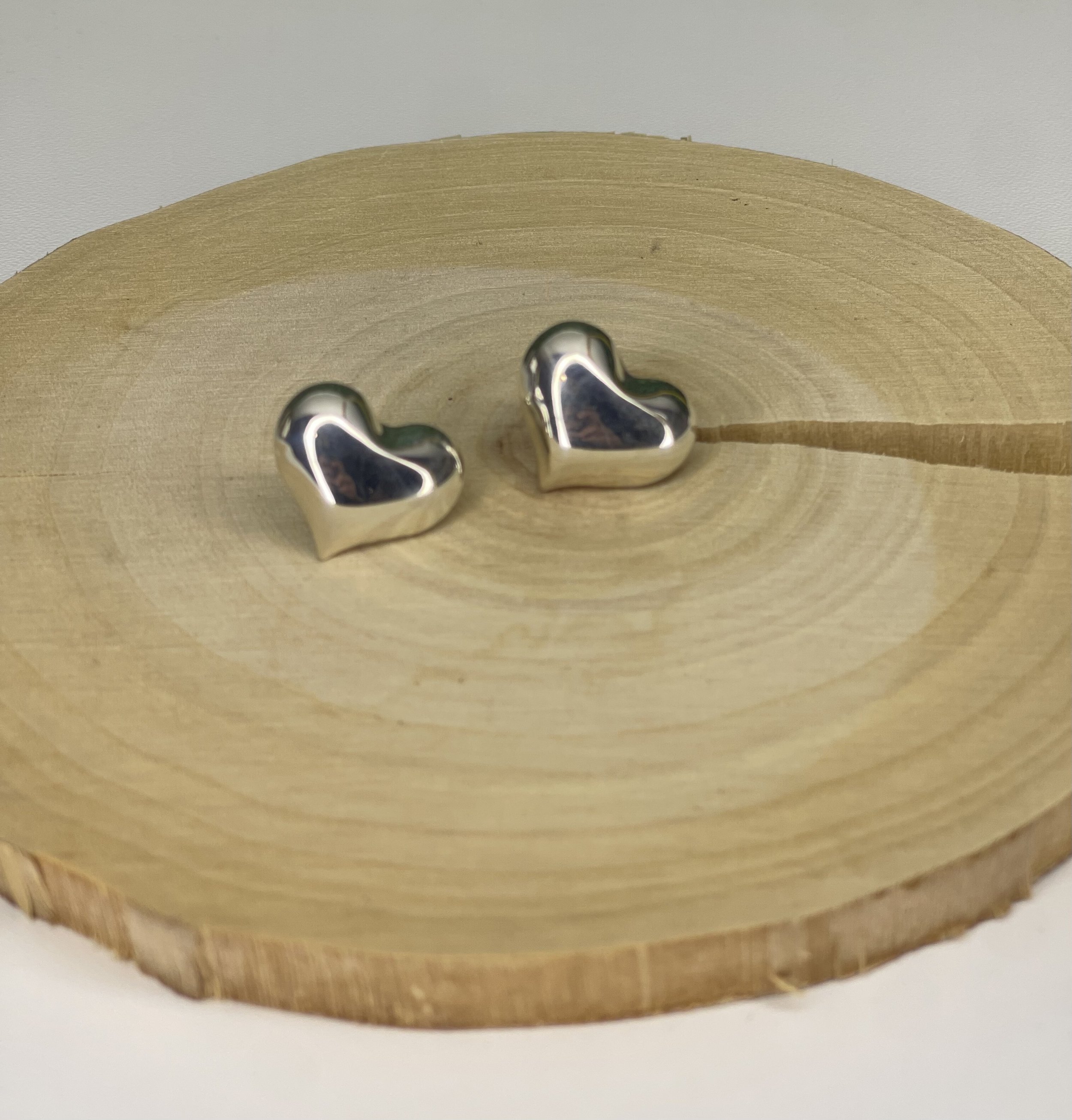 Bloated Heart Earrings