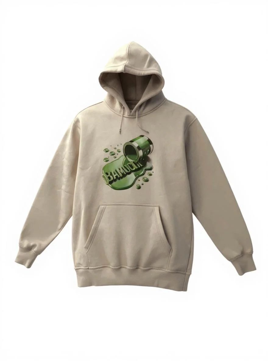 Green Paint Spill Hoodie