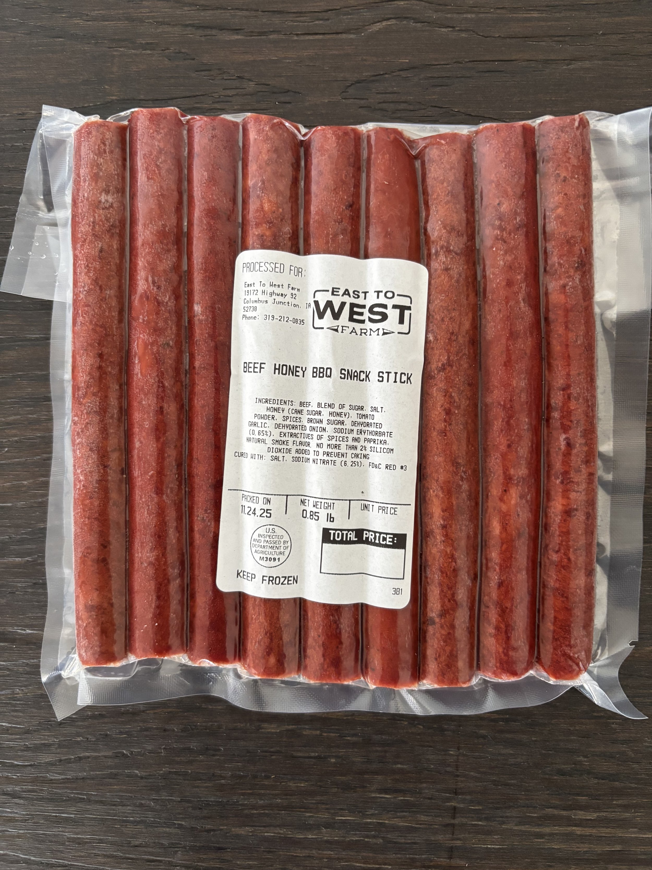 Honey BBQ Snack Sticks