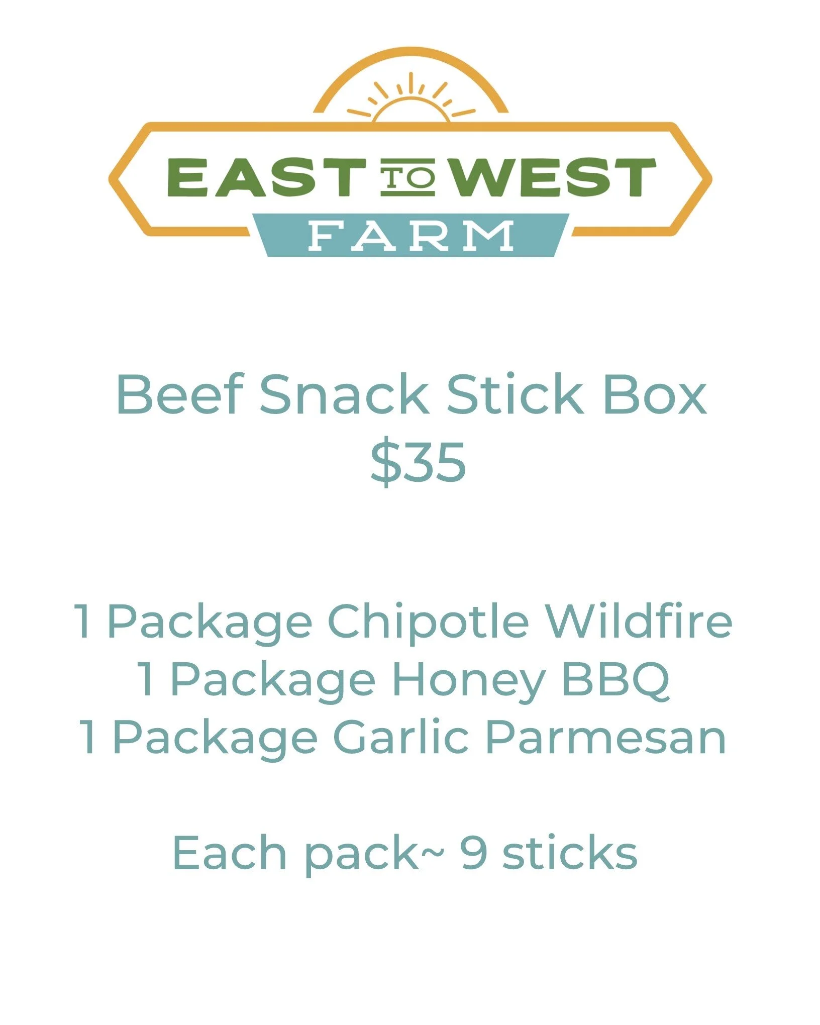 Beef Snack Stick Box