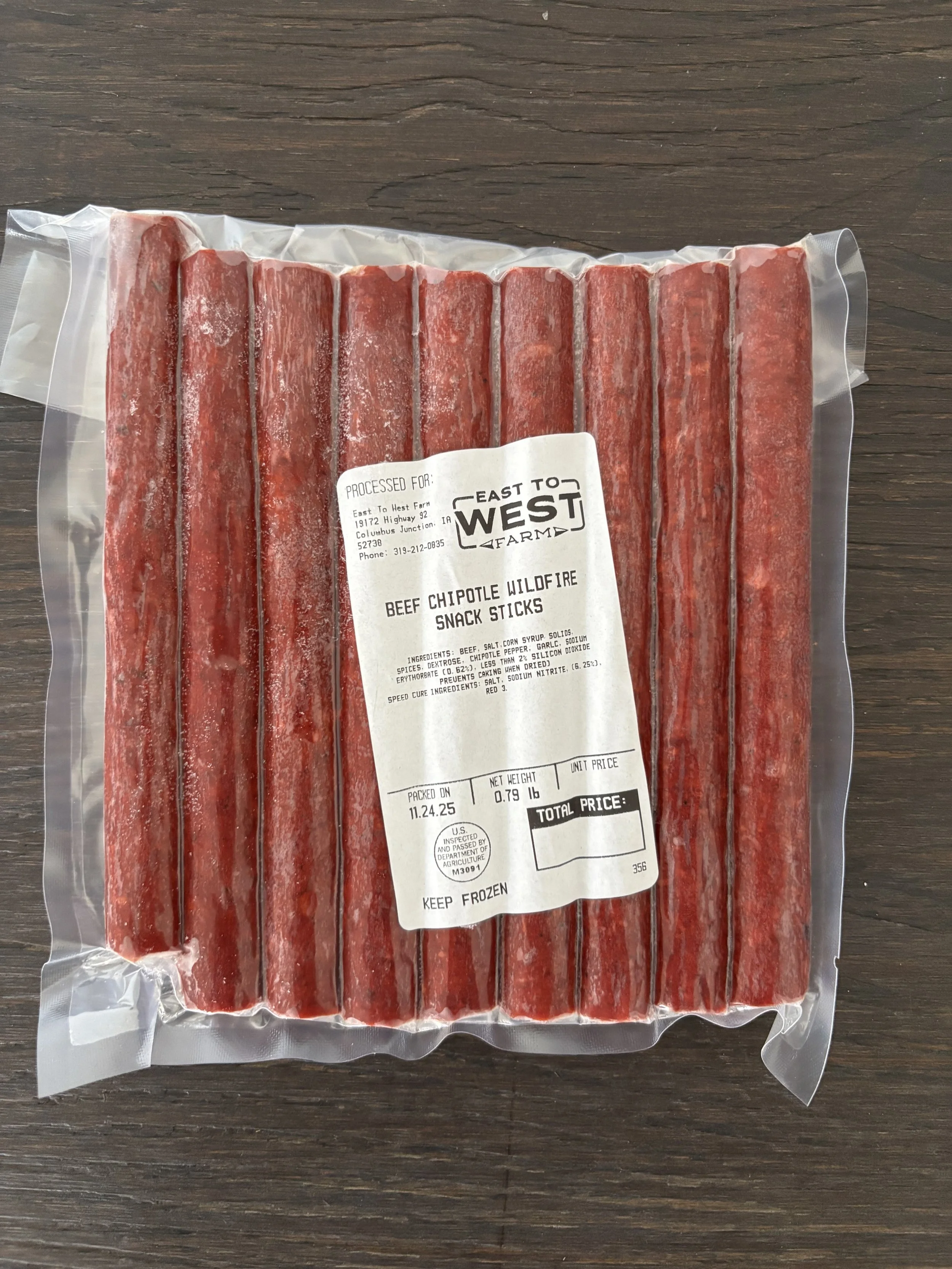 Chipotle Wildfire Snack Sticks