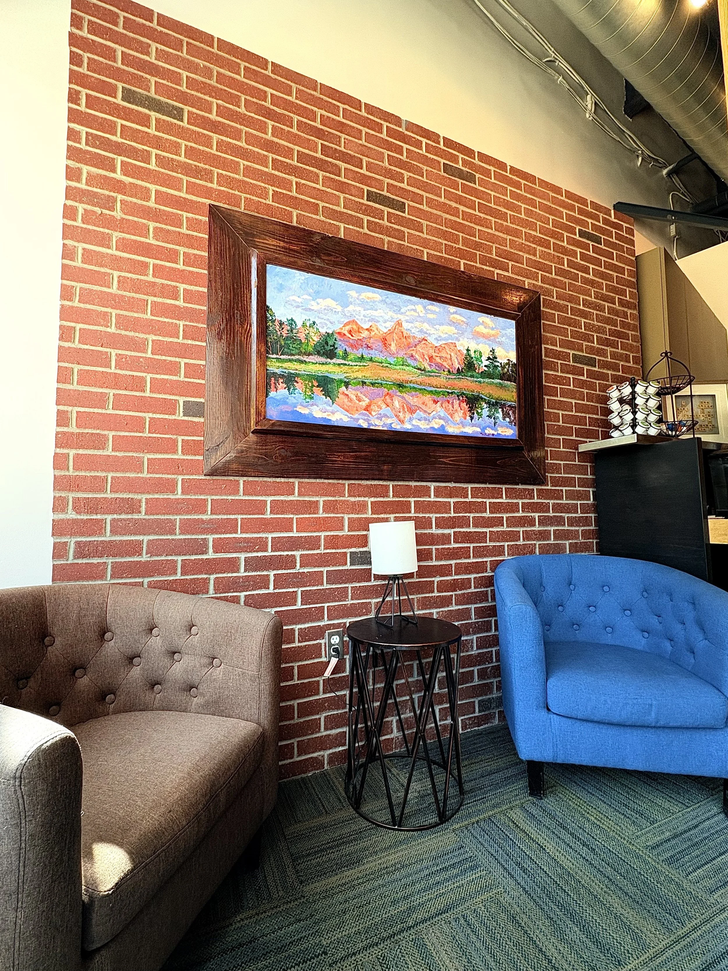 Cozy nook to lounge and bask in the sun while waiting for your Dental Care at Town Center Dental Denver