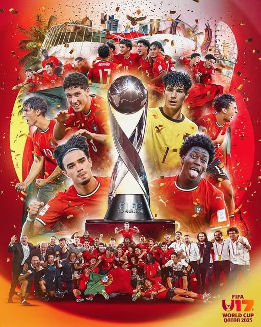 Historic Glory! Portugal's Young Heroes Win FIFA U-17 World Cup with Cabral's Golden Goal