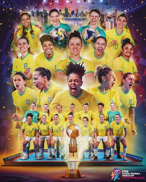 Brazil Dominates to Win Inaugural FIFA Women's Futsal World Cup 2025!