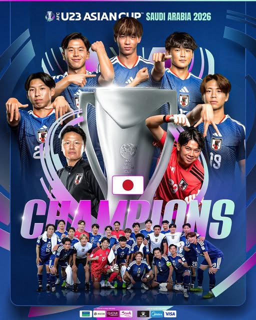 Japan Cruises to Back-to-Back AFC U23 Titles with 4-0 Masterclass over China