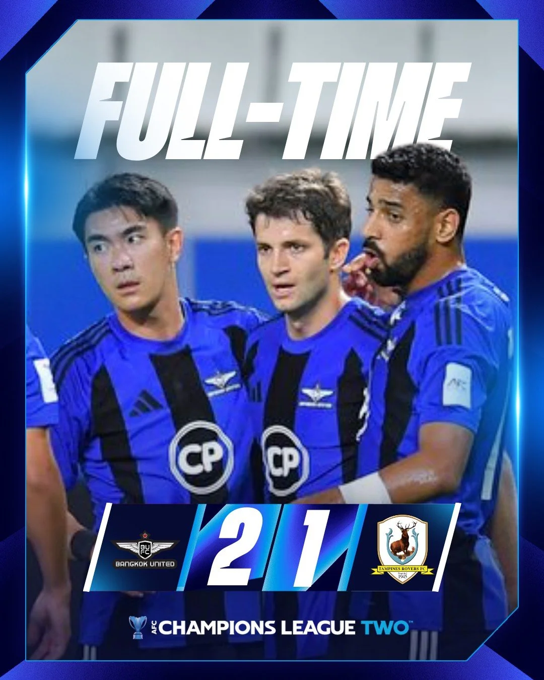 Bangkok United Hold On for Vital Victory Over Tampines Rovers