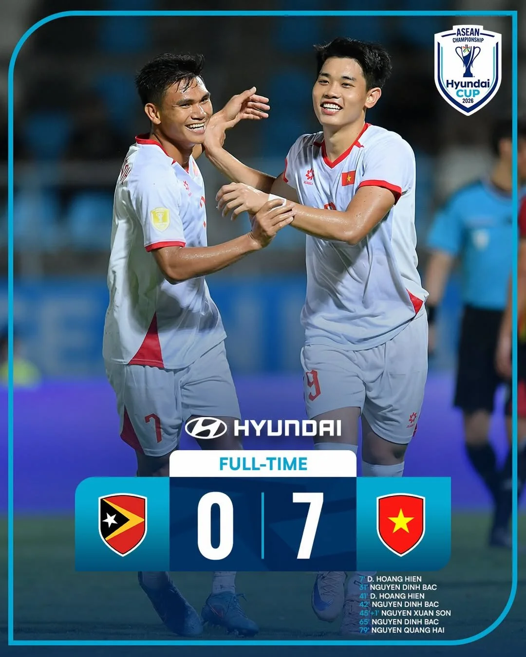 Defending Champions Vietnam Hit Seven as Lions Leave it Late