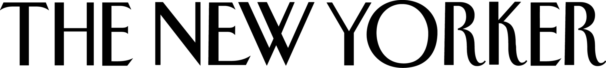 The text "The New Yorker" in large, black letters on a white background.