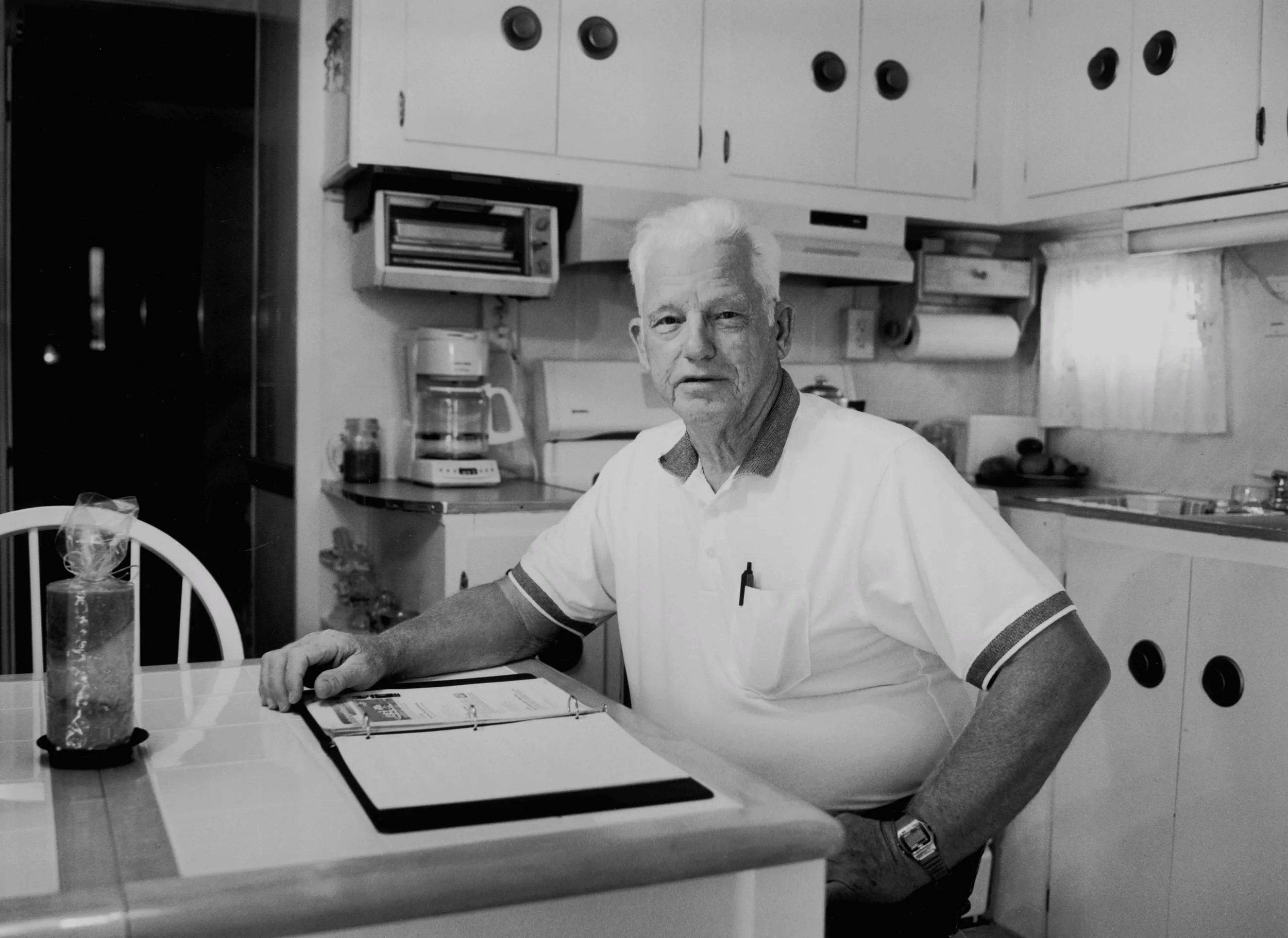 Andy Bruns, President of the Trailer City Homeowners Association, 2006
