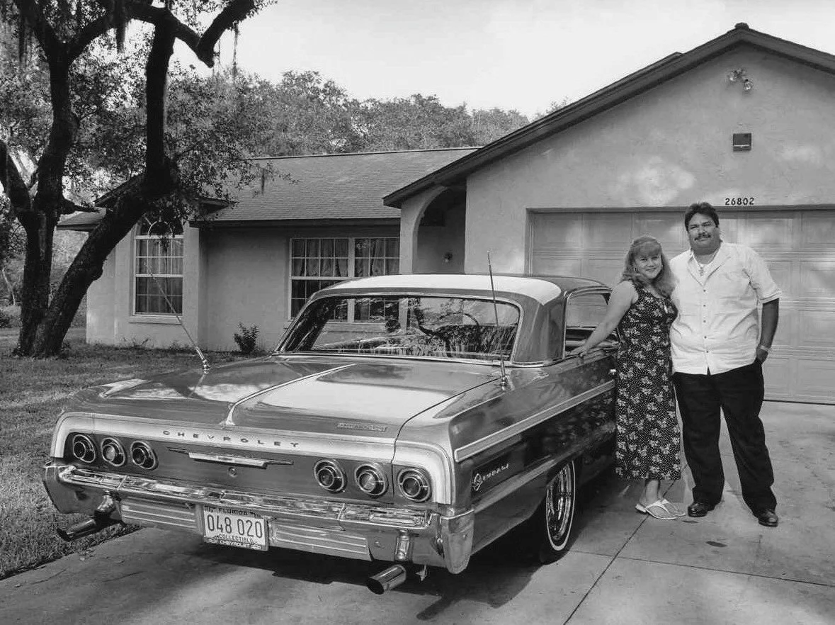 Mr. Daniel and Mrs. Anna Travino at their Dream Home, Mount Dora, Florida, 1998
