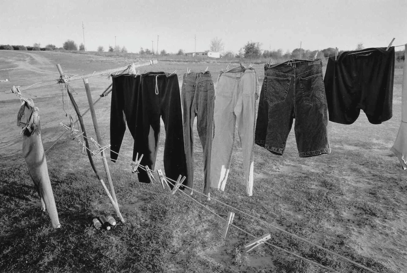 Clothesline at Migrant Worker's Camp, Astatula, FLorida, 1998