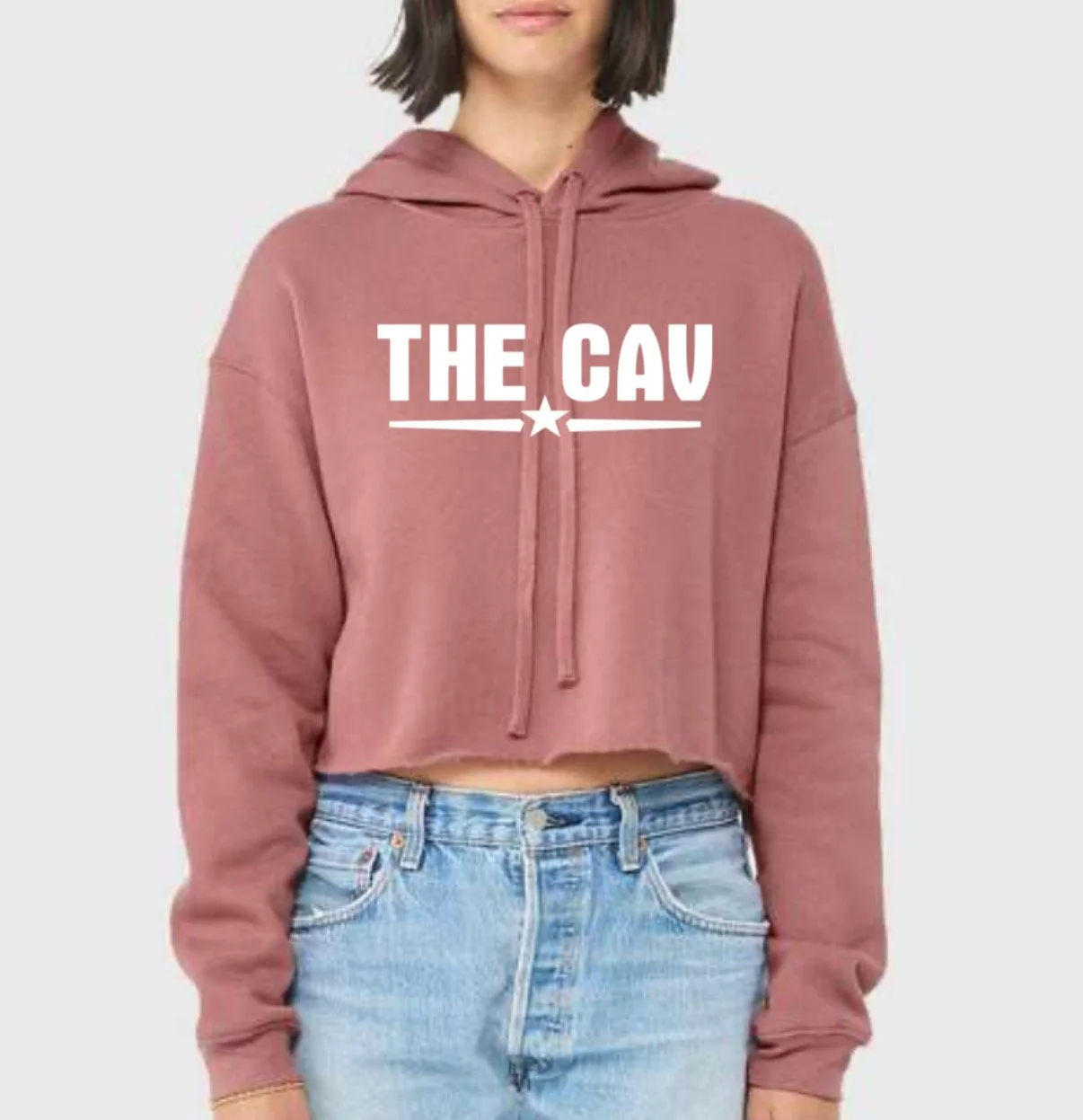 THE CAV Crop Hoodie