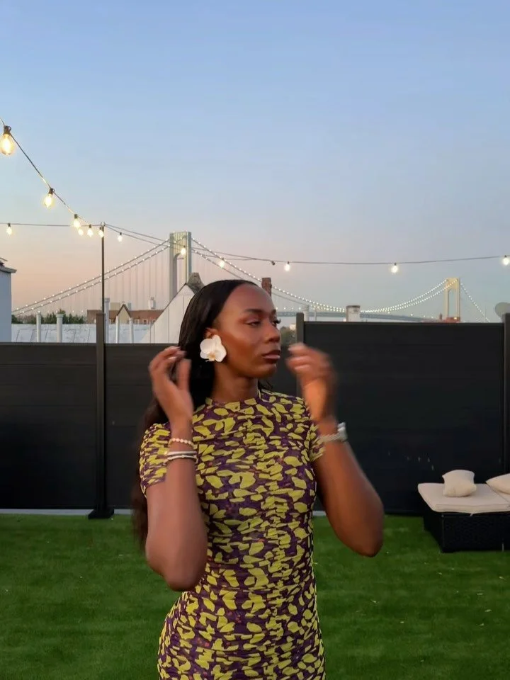 becoming the woman I dreamt of ✨ 

Dress: @ofuure 
Earrings: GREENHAUS white orchids 

#outfitinspiration #fashion #explore #nyc