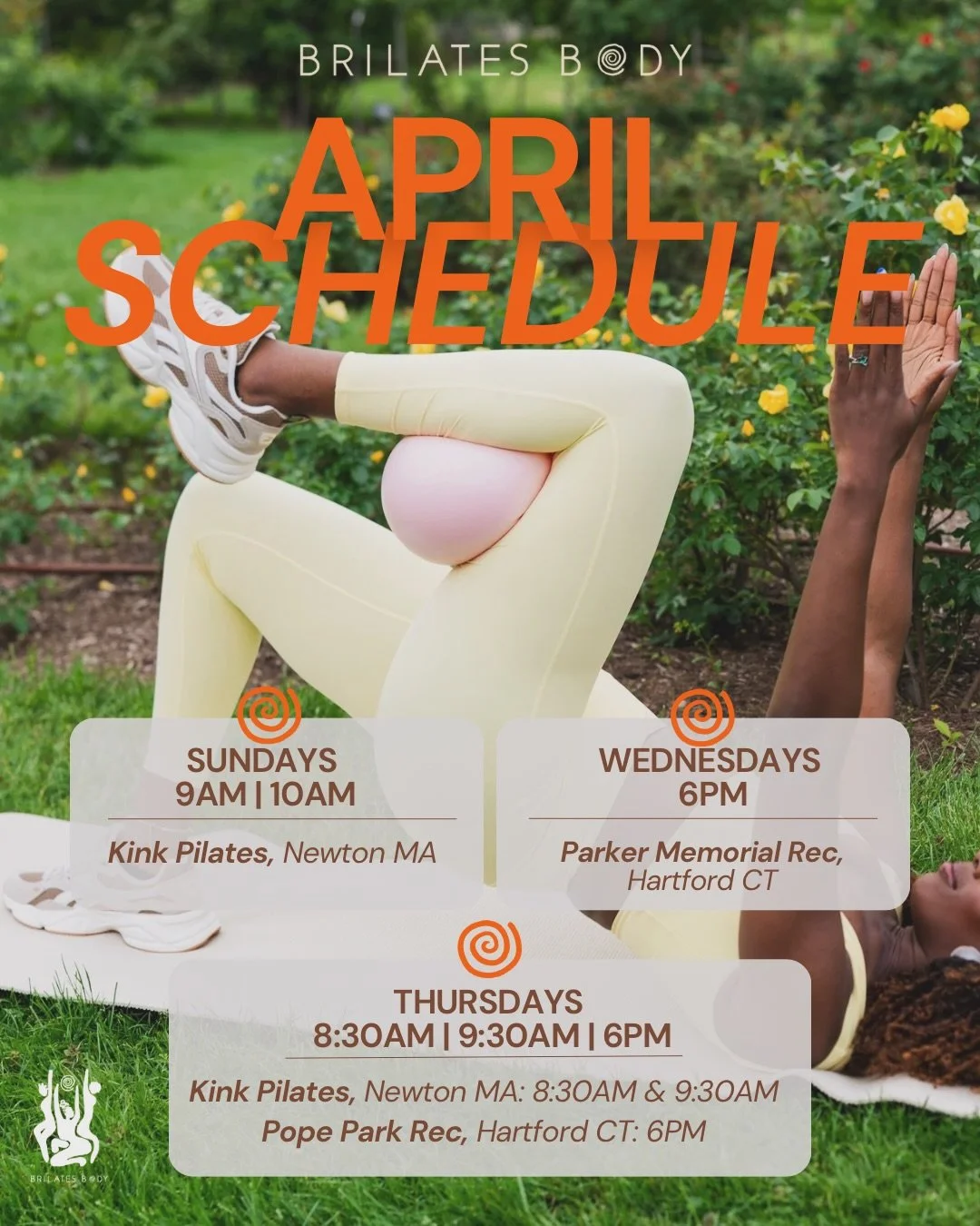 New month 🧡 new ways to move with me on the mat, on the reformer, and online! 

Explore the full class lineup and register at www.brilatesbody.com under the Classes tab. See you soon my friends 🫶🏾

#pilates #brilates #connecticut #massachusetts #f