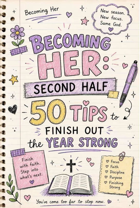 Becoming Her: 50 Tips to Finish the Year Strong | Digital Download