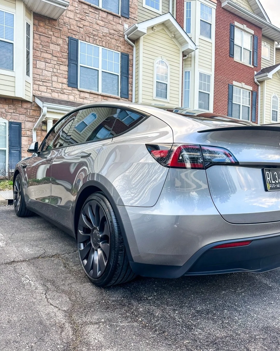 Polished this Tesla paint to revive it from many of Turo Trips for our client