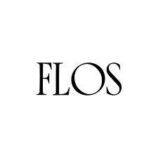 FLOS logo in black text on white background